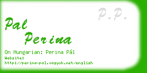 pal perina business card