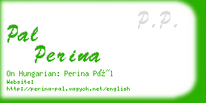 pal perina business card